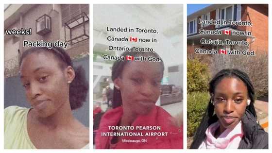 "I tap your grace": Young Nigerian lady thrills people with sweet relocation video, goes viral