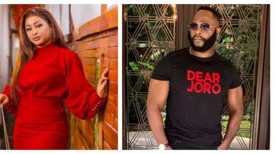 Nigerians react as Etinosa slams Joro after he released screenshot of her 'love' message to him