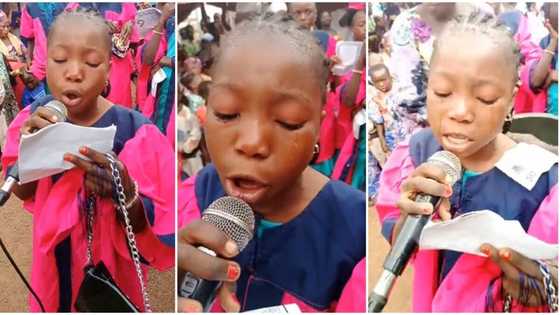 Video shows 11-year-old head girl crying painfully in Oyo as mum and dad fail to attend her graduation