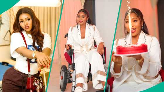 “I lost my freedom to move around”: Regina Daniels marks 25th birthday in wheelchair, explains online absence