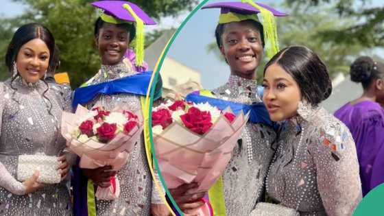 Omoborty brags with grateful heart as her daughter graduates from university with stunning 2.1