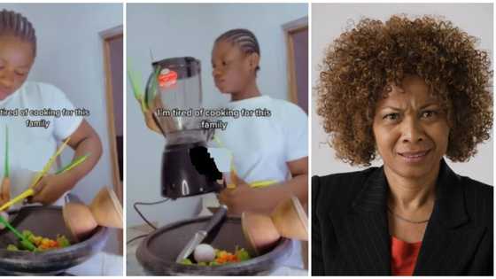 "No be suffer head be this?" Video of lady cooking with long nails causes stir online