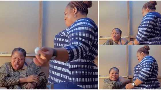 Kola I am dead: Toyin Abraham cries out to hubby, performs hilarious drama as she gets COVID-19 vaccine