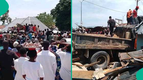 Taraba: Mummunan hatsari ya faru a cikin kasuwa bayan motar yashi ta markaɗe mutane