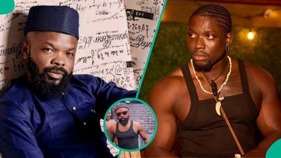 Nedu wears Verydarkman's signature singlet after critic exposed him, netizens clapback: "Headmaster"