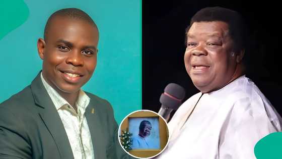 Nigerian man discovers exact spot late Uma Ukpai was buried, shares emotional photos