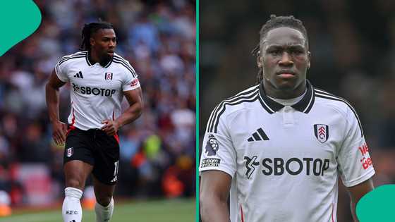 Adama Traore defeats Calvin Bassey in freestyle wrestling: "Calvin please learn how to eat fufu"