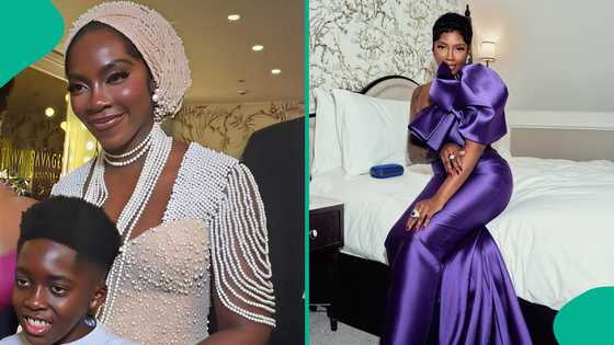 Tiwa Savage launches foundation, Burna's Mum, celebs attend, Sanwo-Olu dragged over presence, vibe