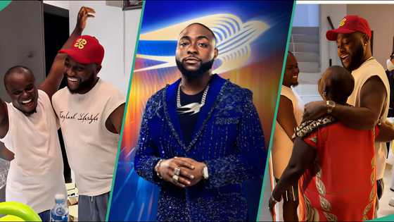 Davido flies fan and family to Lagos for unforgettable dinner experience, rewards them with bag of money