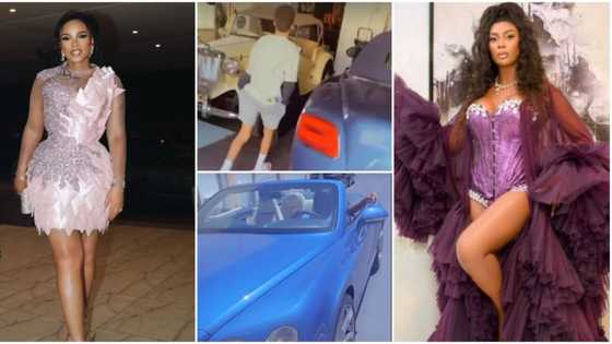 "Show yours, not your man's": Faith Morey replies Iyabo Ojo, flaunts Bentley, other luxury cars