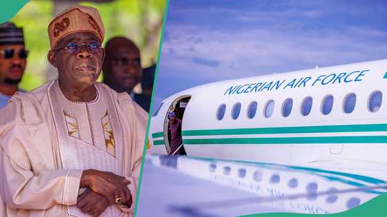 Tinubu jets out of Abuja, details of his destination emerge