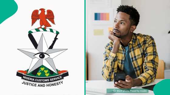 Nigeria Customs recruitment: Man displays unexpected message he got after submitting application