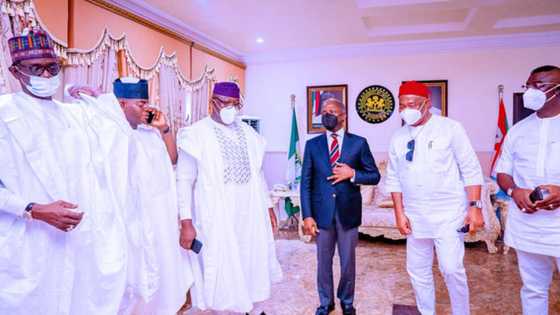 APC crisis: Buni visits Osinbajo, explains view on ward congresses
