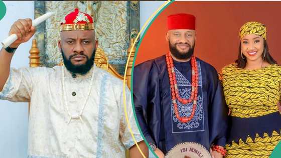 Yul Edochie shows how 2024 treated him and his second wife Judy Austin, netizens react: "Pretending"