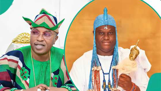 Oluwo of Iwo's unexpected comment about Ooni of Ife sparks reactions online: “Are you suffering from measles?”