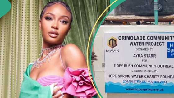 Ayra Starr donates borehole to community in Lagos, happy residents celebrate: “Gen Z wey get sense”