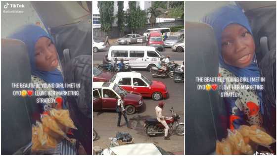 Girl hawks chin chin with great marketing skill in video, makes woman buy what she doesn't need