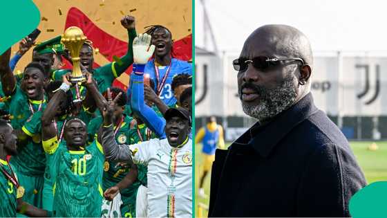 George Weah breaks silence on CAF stripping Senegal of AFCON title, sends warning to African football body