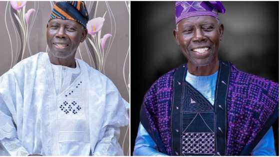 “Still young and energetic”: Nigerians gush over veteran actor Baba Amoye, send him money as he clocks 80