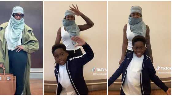 "Who's your guy?" Cute video of Tiwa Savage dancing with son wows fans