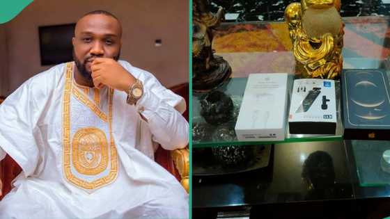 Notcoin: Nigerian man who participated in crypto game displays new iPhone and mic he bought