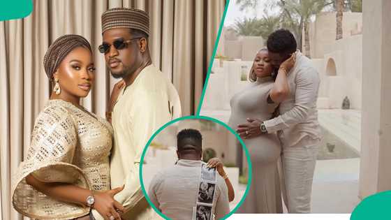 Veekee James, hubby expecting first baby, fans drool over pregnancy shoot clip: "What we waited for"