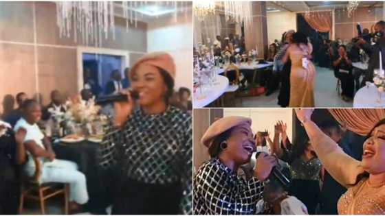 Singer Mercy Chinwo surprises celebrant, guests as she shows up at birthday party, shares heartwarming video