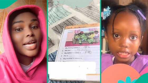 Mum displays workbook question given to her daughter in primary school, people react to video