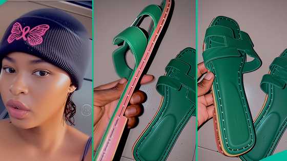 Lady laments as shoemaker uses thread to stitch her "Hermes" slippers instead of applying glue