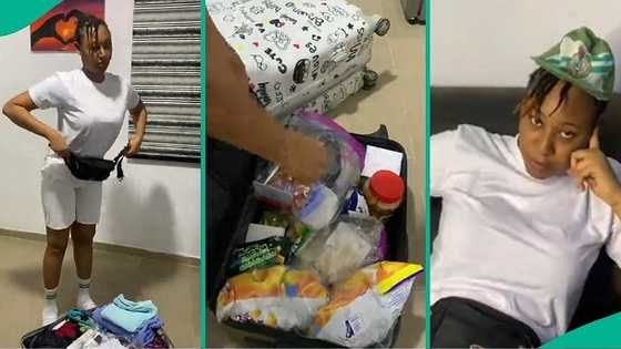 Nigerian lady cries out after she was sent back from NYSC camp, shares reason in video, people react
