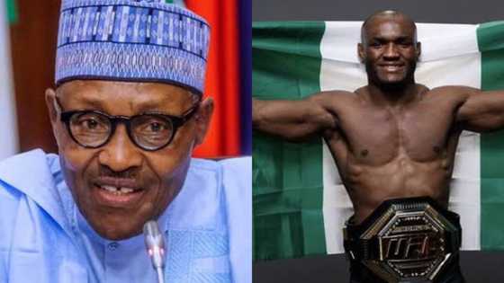 Alfaharin Nigeria: Buhari ya taya Usman murnar zama shagon gasar damben UFC