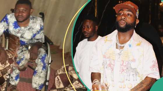 “Davido sent me N1 million”: Man in wheelchair reveals how attention singer gave him impacted his life