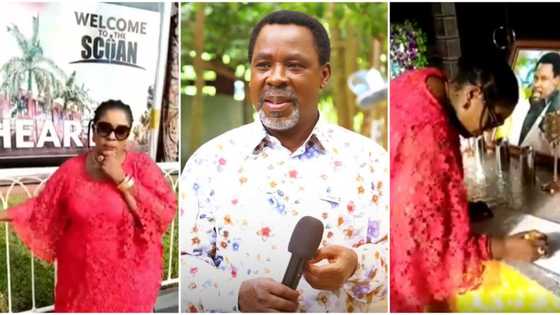 TB Joshua: Actress Rita Edochie visits church, pays tribute weeks after pastor's death