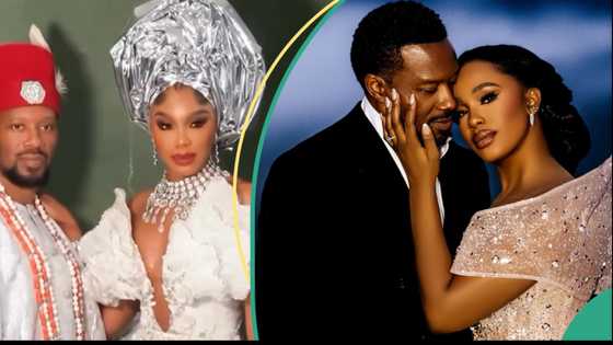 Sharon Ooja's husband appreciates in-laws for birthing actress, gushes about her: "She's amazing"