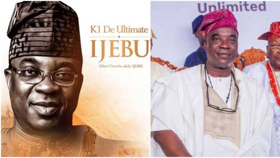 "Baba Ijebu": Veteran Fuji singer Kwam 1 celebrates his new chieftaincy title, drops a new song, fans react