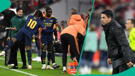 Mikel Arteta provides update on Bukayo Saka after his injury vs Bayern Munich
