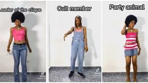 Y2K fashion: Lady recreates stylish looks of popular old Nollywood characters