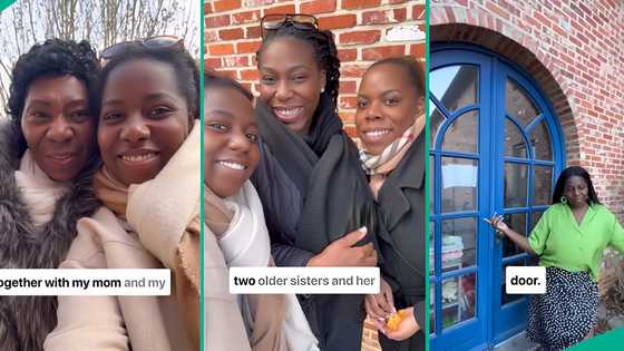 Woman who lives next to her mum and sisters as neighbours shows unique compound setup, people marvel