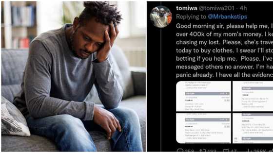"I swear I'd stop betting if you help me": 26-year-old Nigerian student cries out after losing mum's N400k