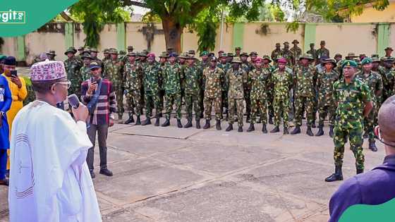 Matawalle delivers Tinubu’s strong message to Nigerian troops