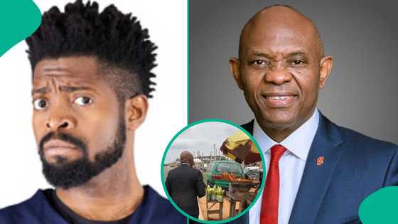 Basketmouth questions Tony Elumelu's motive as old video of billionaire buying roasted corn trends