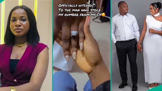 Nigerian lady marries man who stole her phone number from her CV, sparks mixed reactions