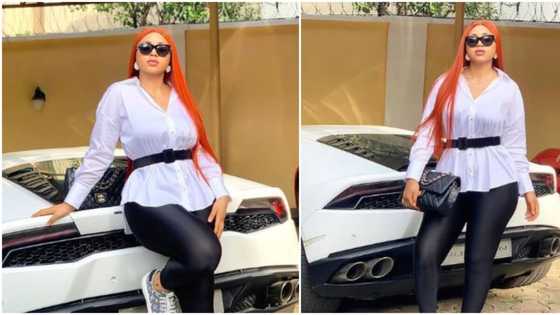 "Hustling like I'm still broke": Billionaire wife Regina Daniels stirs reactions with new photos