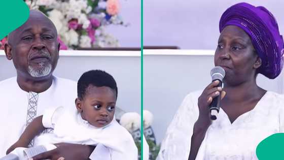Aged couple welcomes first child after waiting over 30 years, shares their story