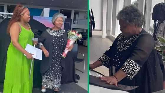 "I love this moment, oh wow": Woman buys new car, gogo prays over it