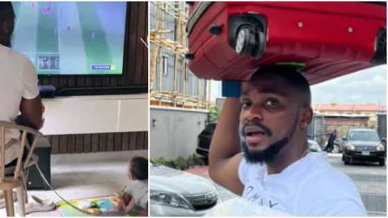 "Dem don chase me comot house": Tobi Bakre cries out after tying son to a chair because of game
