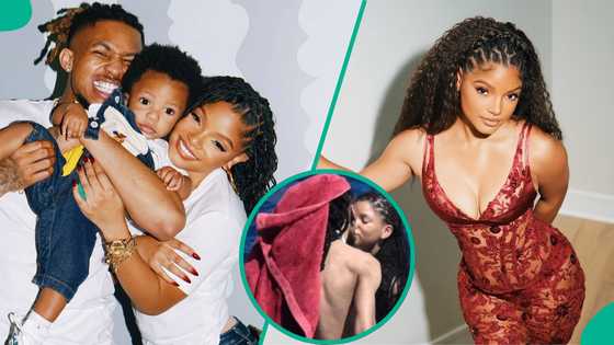 Chloe Bailey's sis Halle spotted kissing mystery man amid custody battle, fans divide as pics trend