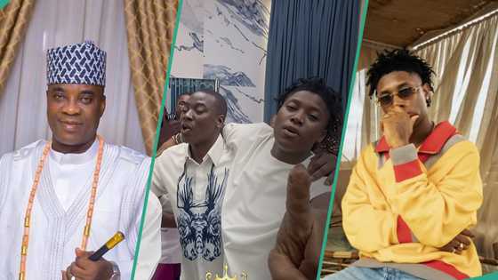 KWAM1 and Bella Shmurda party hard with Ijebu Ode youths, video warms hearts online: “Love this”