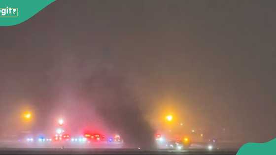 Private jet carrying 8 crashes shortly after takeoff amid heavy storm