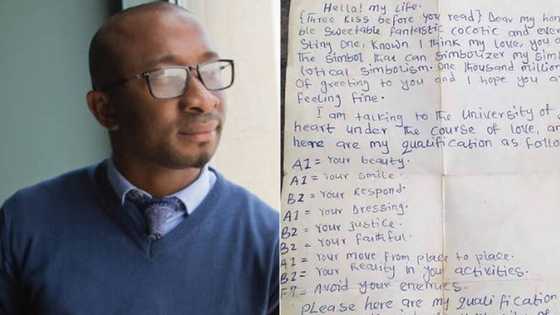 "She will fall for it": Rich Nigerian man woos pretty lady with dope letter, lists out his 9 qualifications